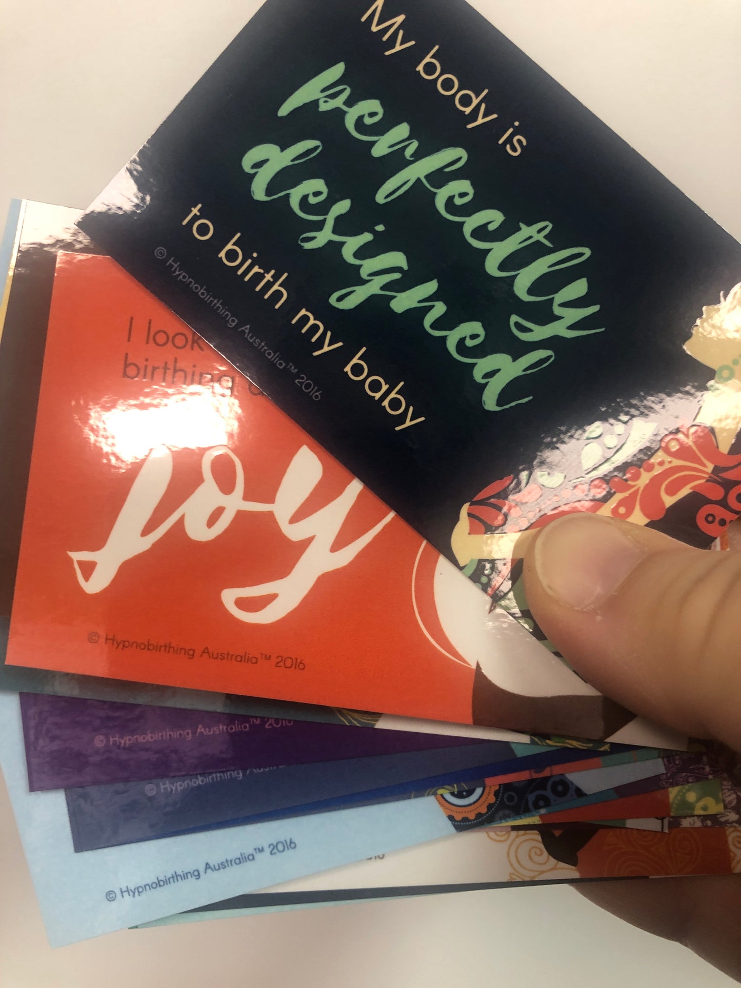 Hypnobirthing Australia - Positive Birth Affirmations Cards