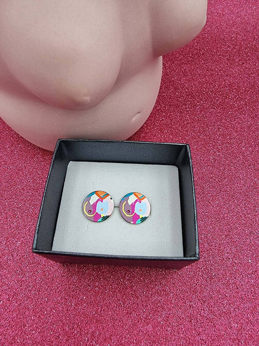 erin.k creative studio - Earrings - Breast Friends - Studs
