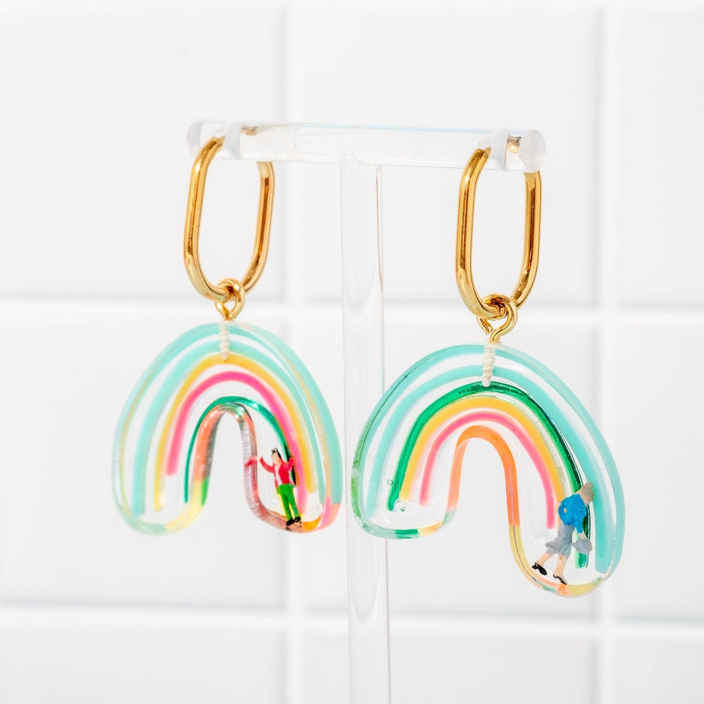 Funky Fun You - Rainbow Earrings