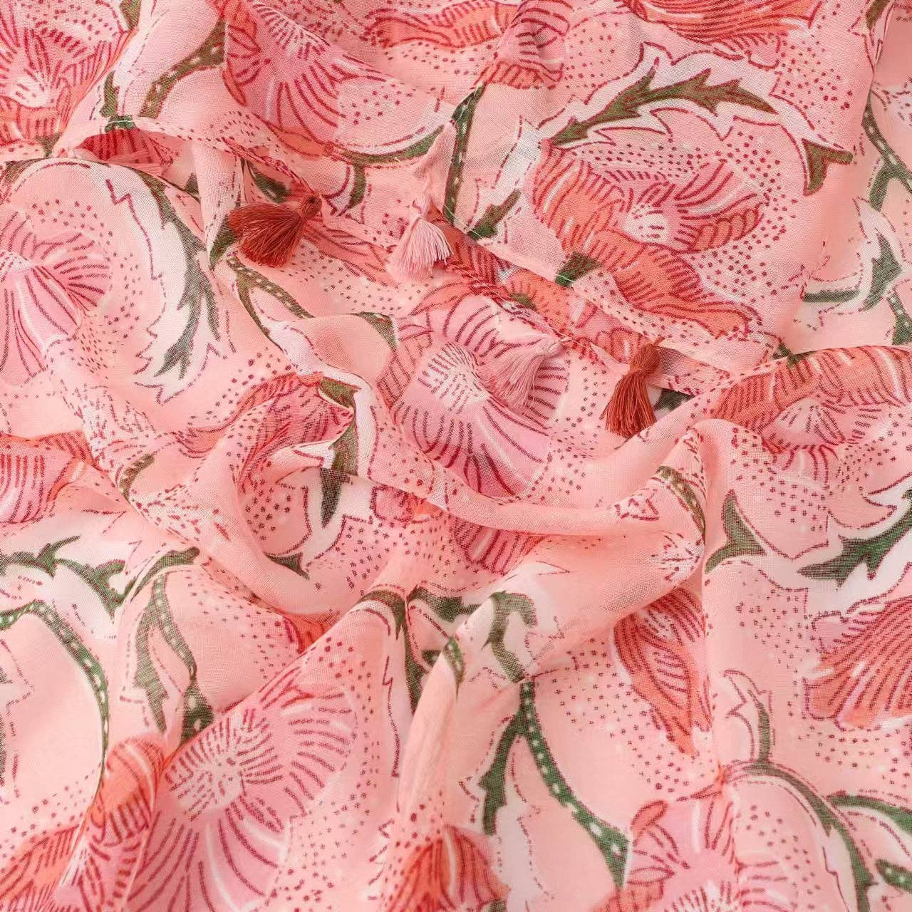 Greenwood Designs - Emma Floral Lightweight Scarf