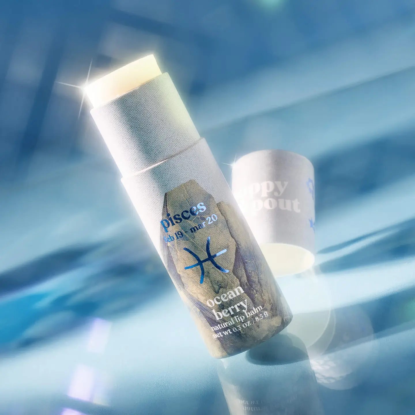 PRE-ORDER AVAILABLE - Poppy & Pout - Zodiac Lip Balm - Pisces | Ocean Berry