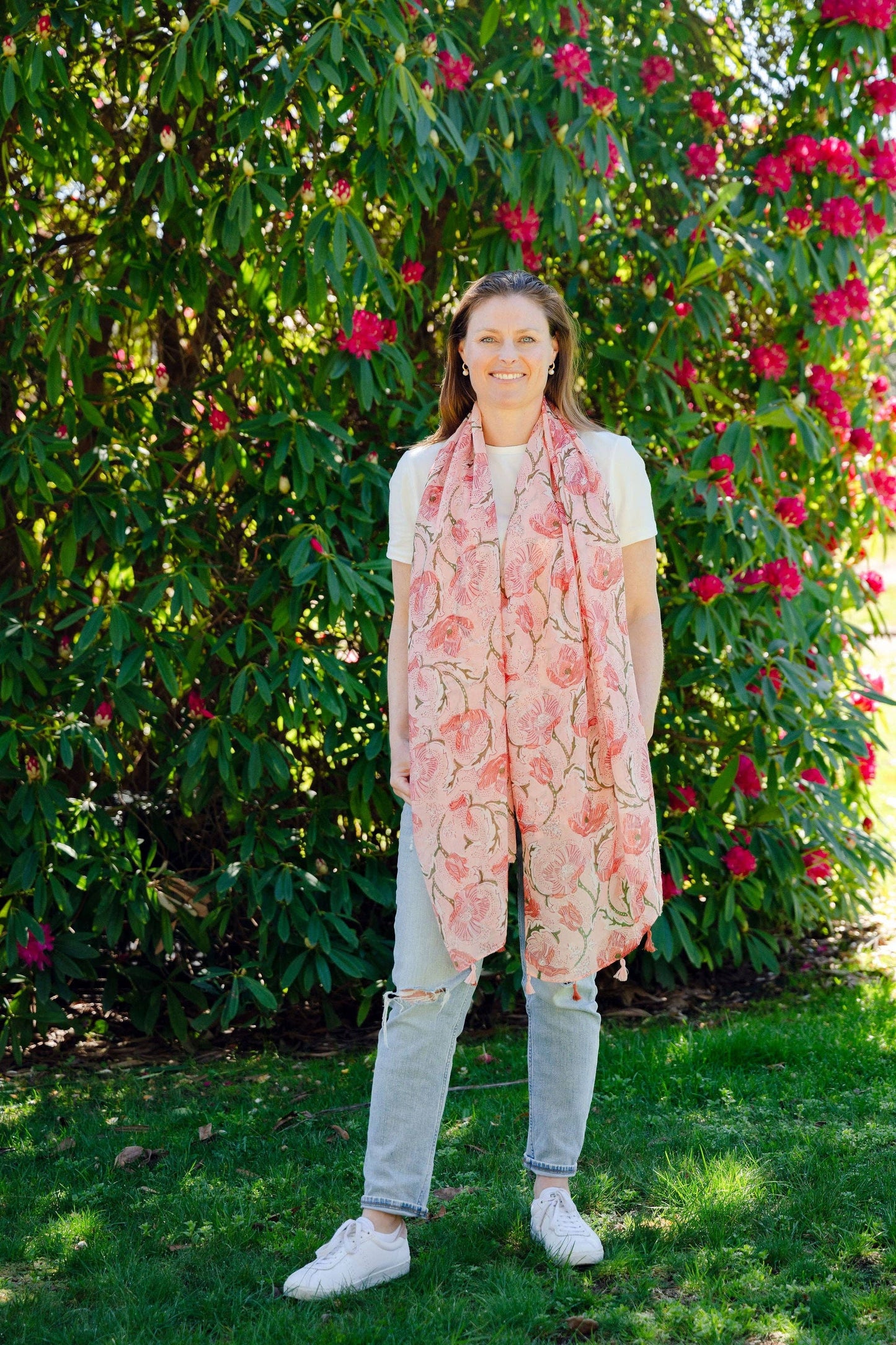 Greenwood Designs - Emma Floral Lightweight Scarf