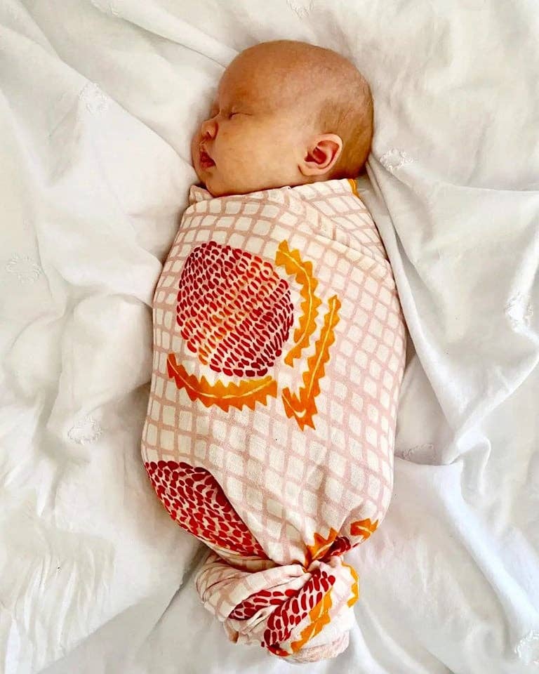 The Spotted Quoll Studio - Organic Cotton Muslin Baby Wraps/Swaddles