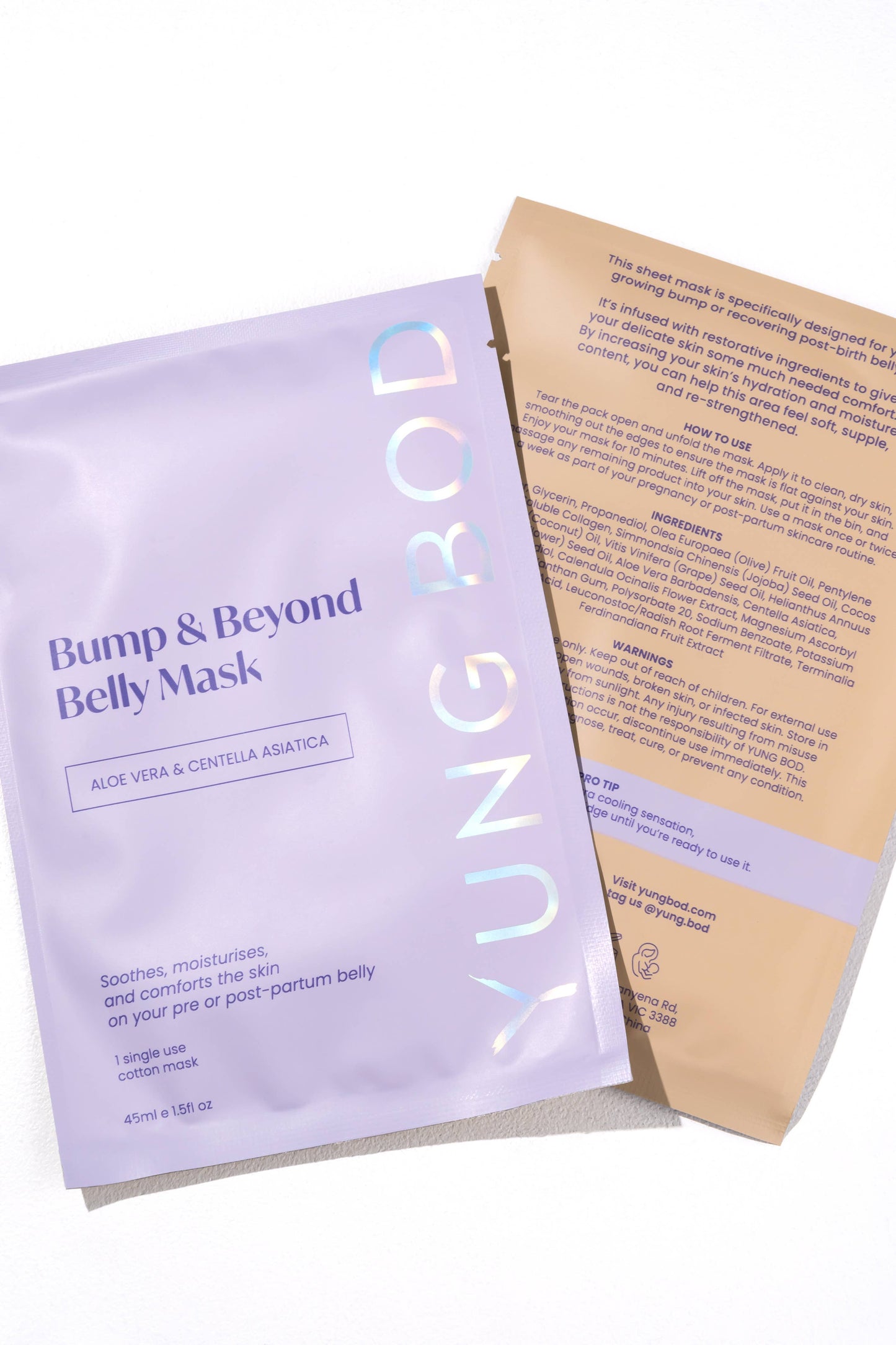 YUNG BOD - Bump & Beyond Belly Mask
