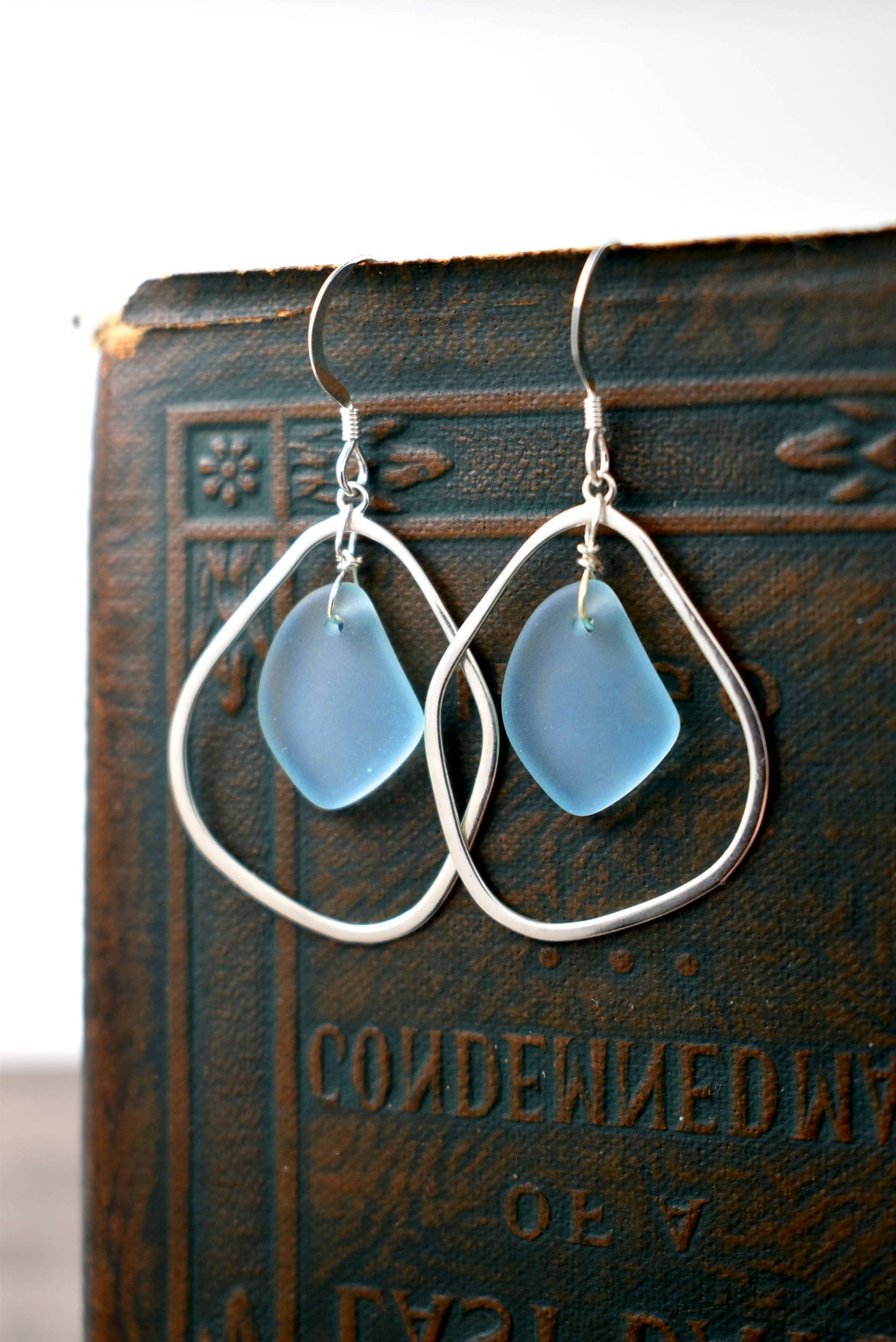 Whitelotus Design - Earrings - Organic Eco Glass