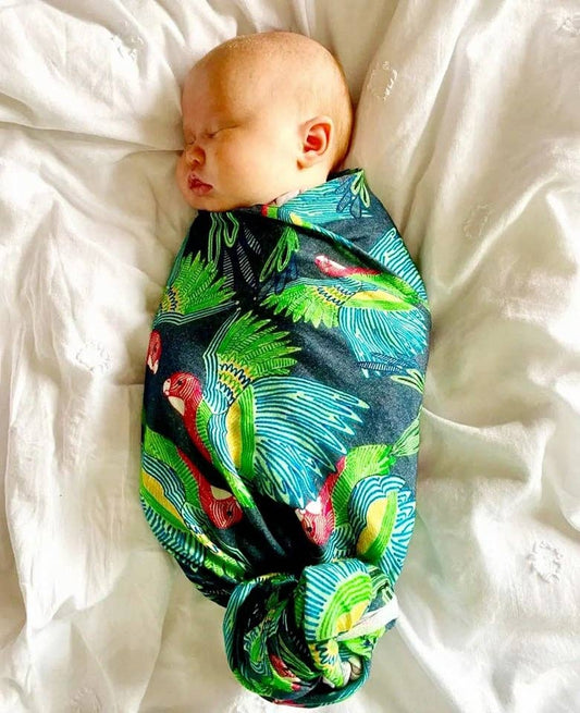 The Spotted Quoll Studio - Organic Cotton Muslin Baby Wraps/Swaddles
