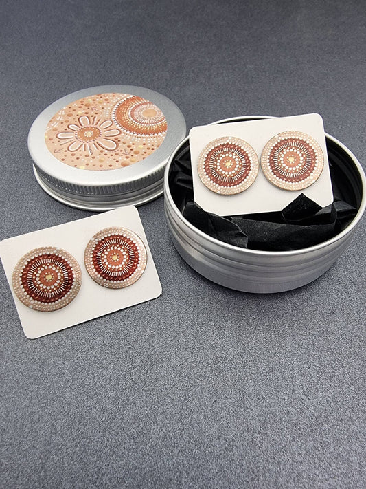 erin.k creative studio - Earrings - Community Spirit - Studs