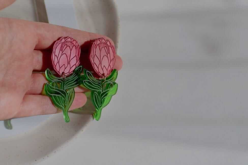 Little Geraldine - Earrings - Protea Studs