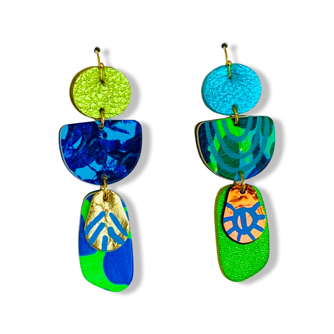 Polka Polly - Earrings - Flourish Collection - Two Face Caribbean