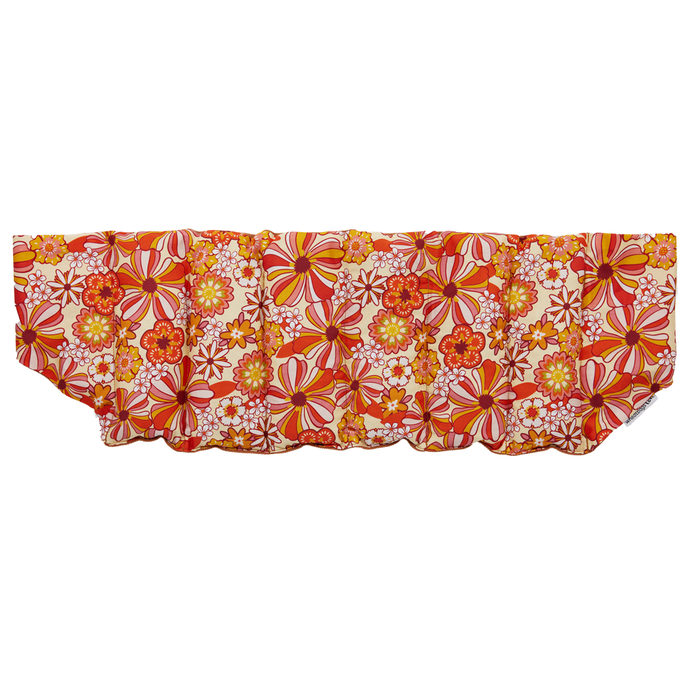 Wheatbags Love - Wrap Around Heat Pack - Groovy Flowers Orange