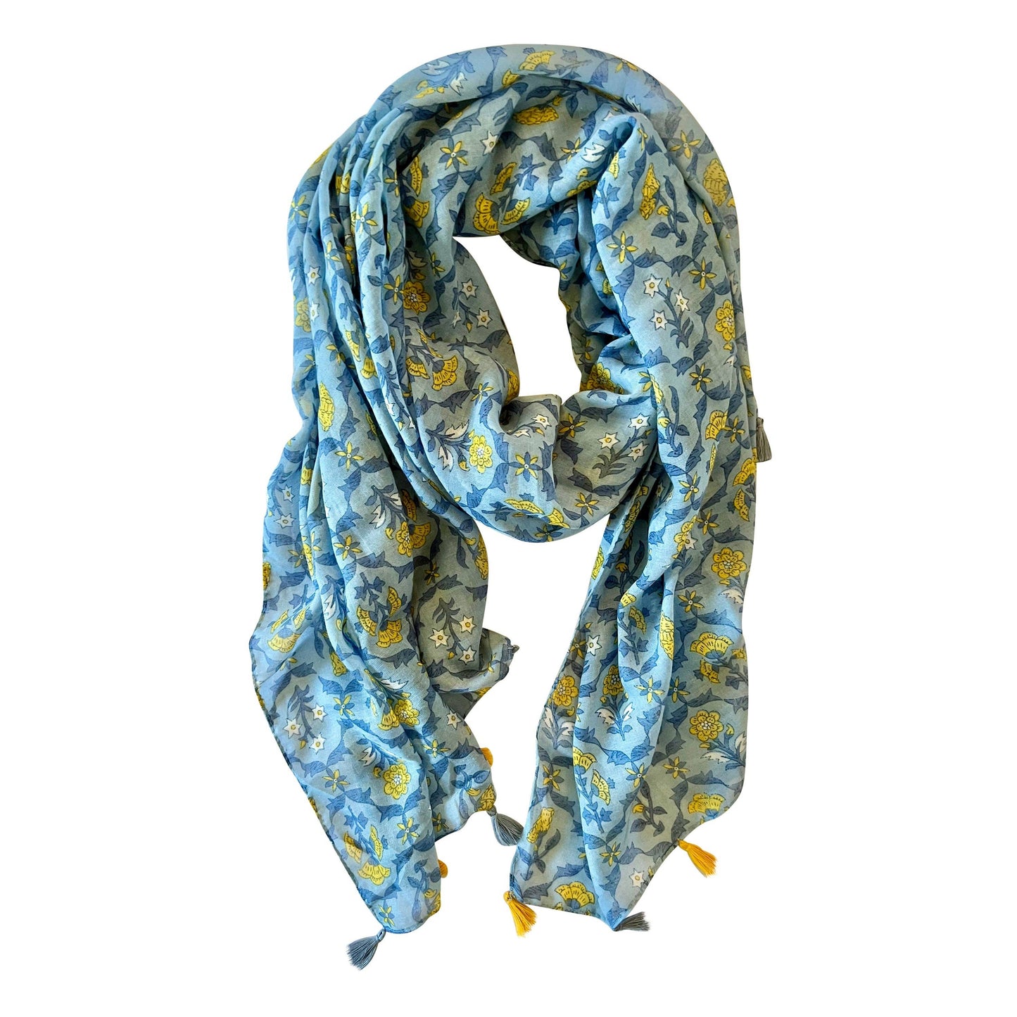 Greenwood Designs - Natalia Floral - Lightweight Scarf