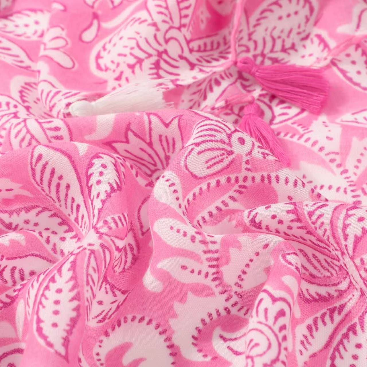 Greenwood Designs - Katie Lightweight Scarf in Pink