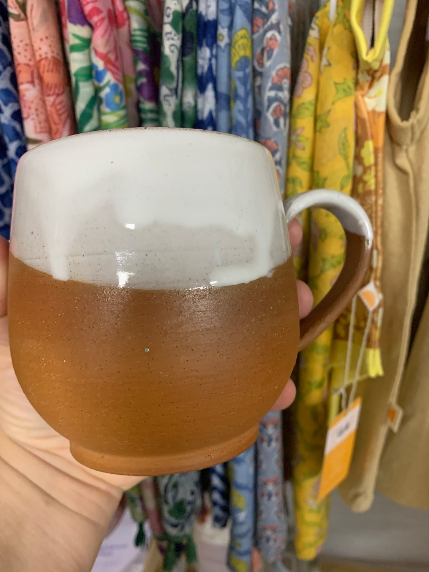 Little Queen Ceramics - Large Mug - White Mandala