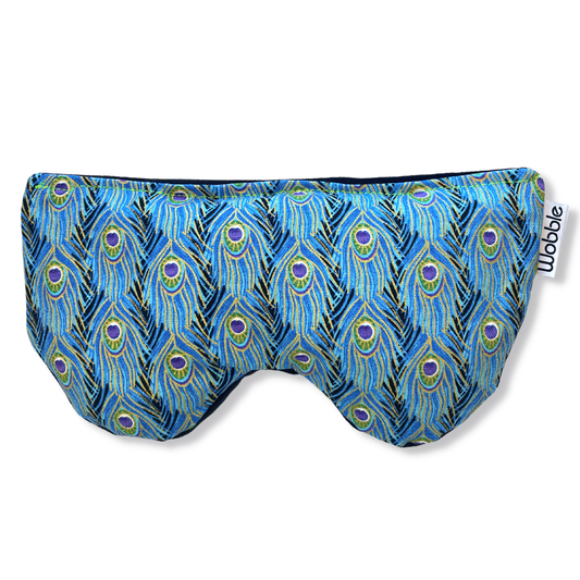 Wobble Yoga - Eye Pillow - Blue Peacock