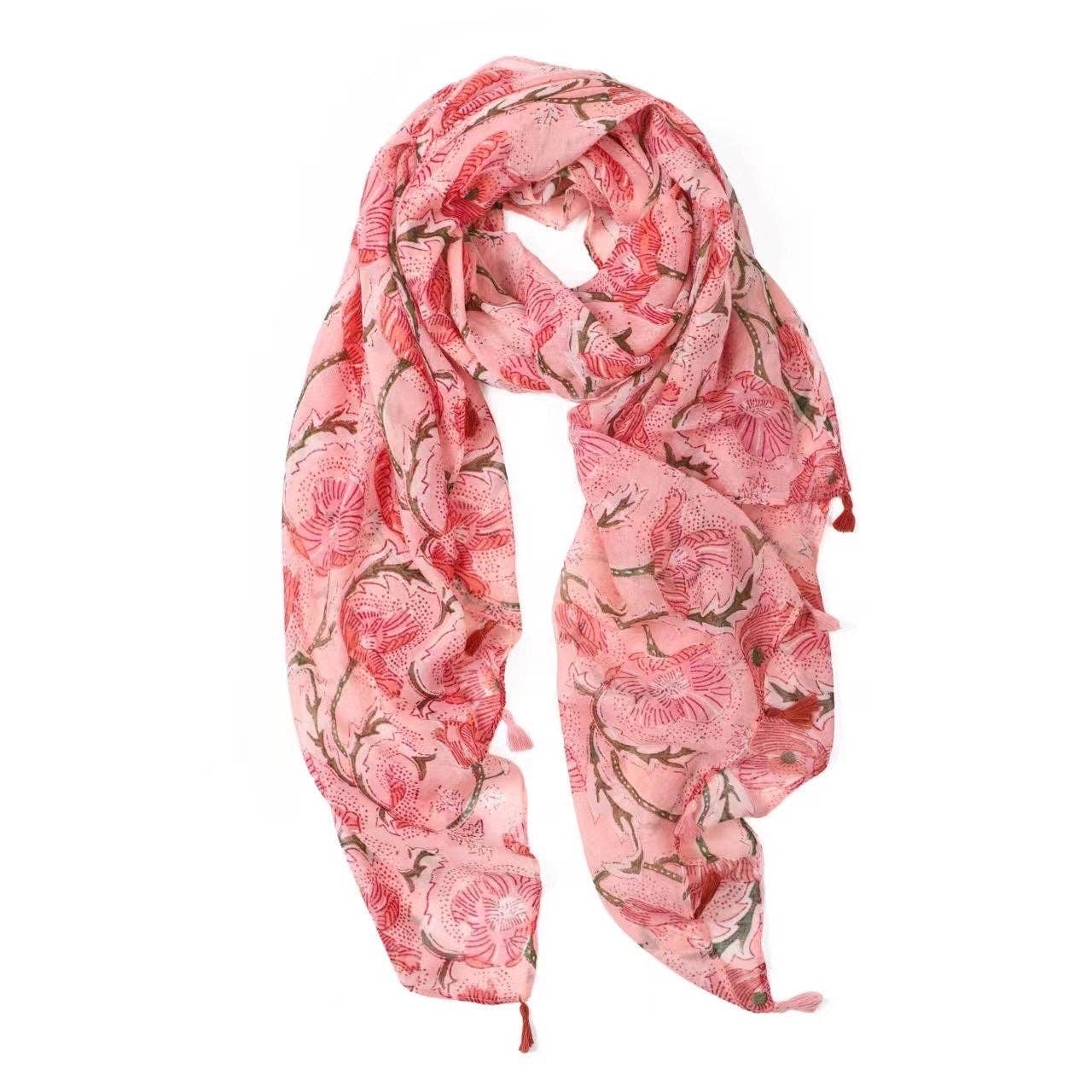 Greenwood Designs - Emma Floral Lightweight Scarf