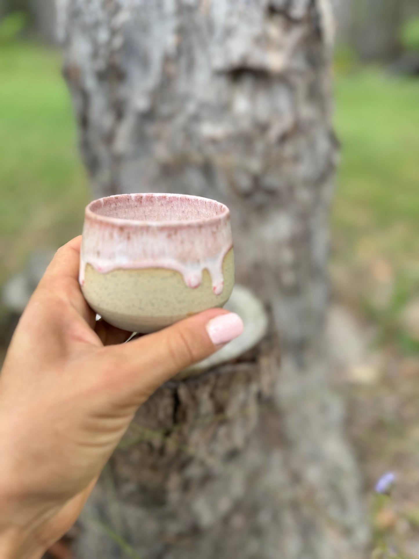 Wolf and Clay - Mini Hug Mug - Pink