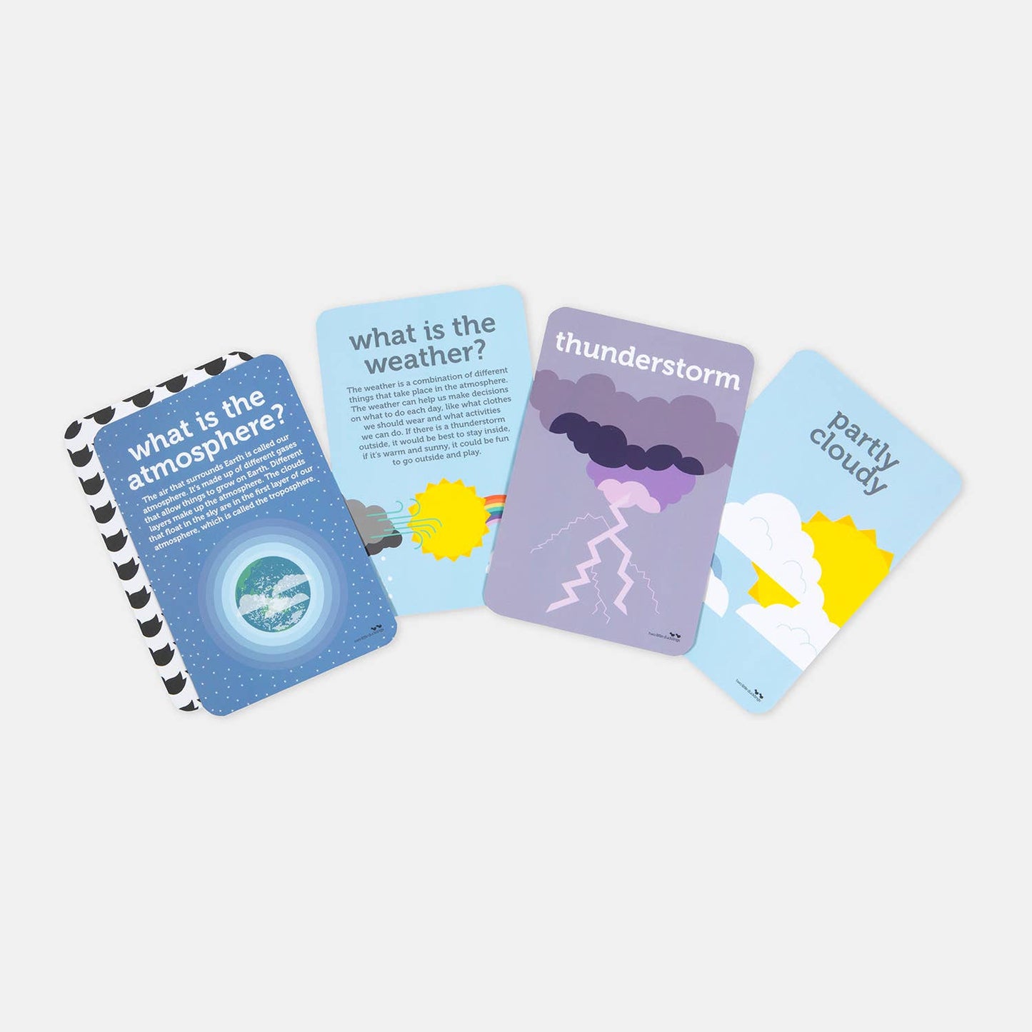 Two Little Ducklings - Flash Cards - Weather