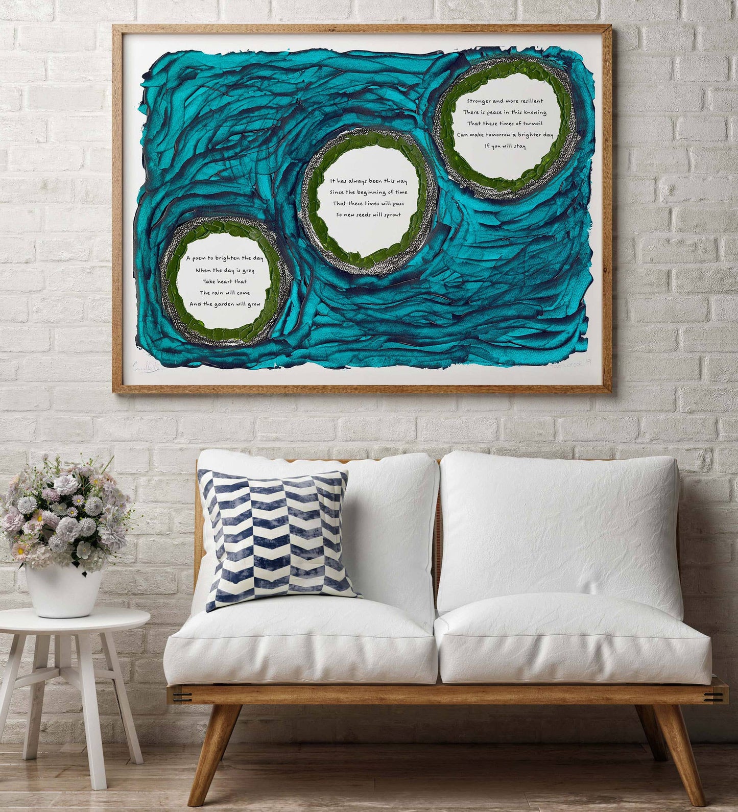 Camille Barr - Poster - A Poem to Brighten the Day