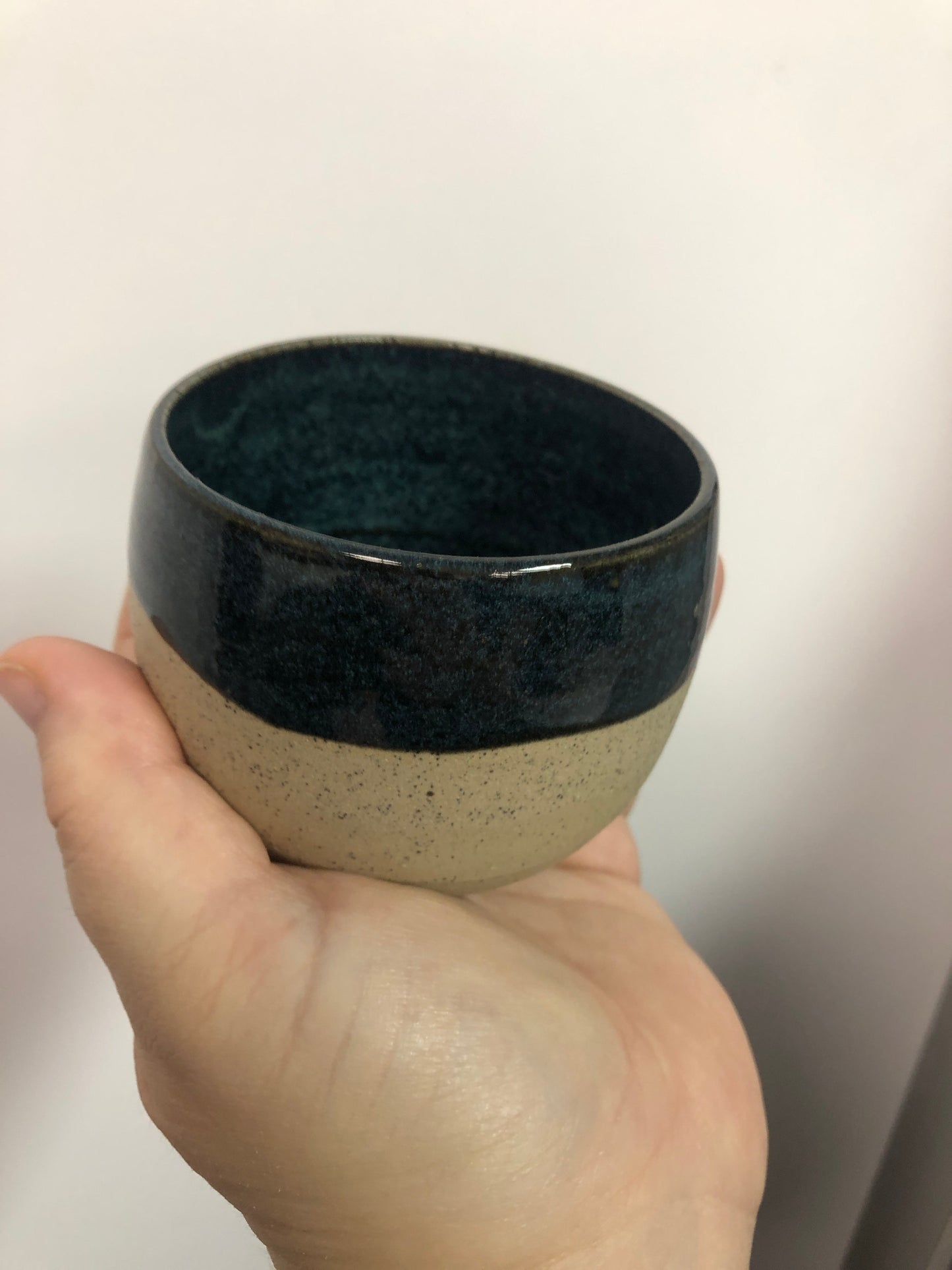 Wolf and Clay - Mini Hug Mug - Dark Green