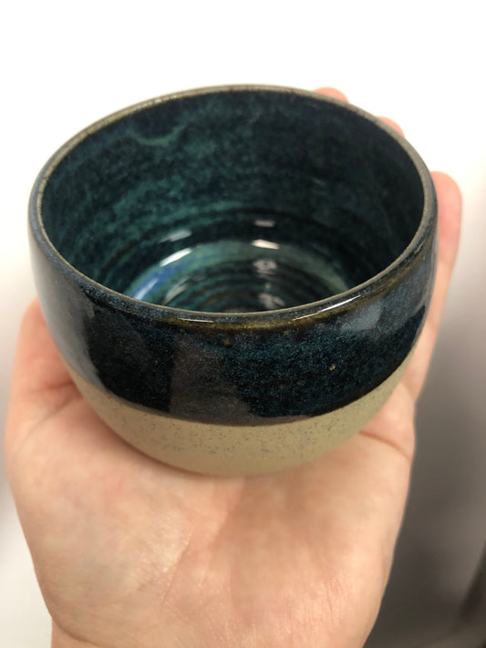 Wolf and Clay - Mini Hug Mug - Dark Green