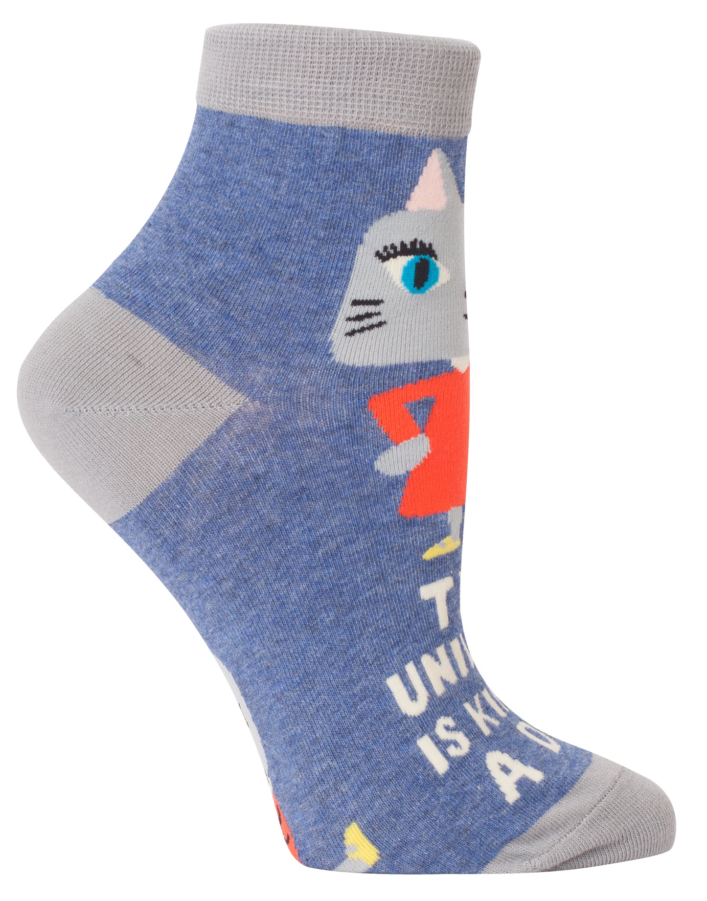 Blue Q - Ladies Ankle Socks - Universe Is Kind Of A Dick