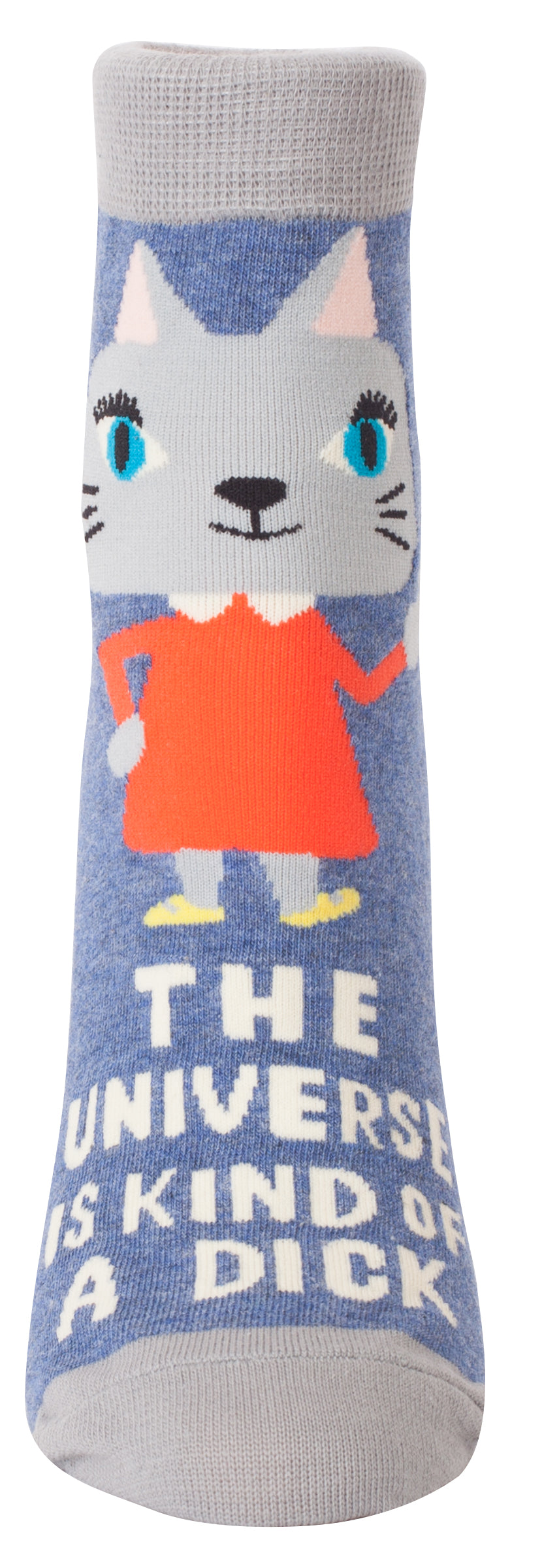 Blue Q - Ladies Ankle Socks - Universe Is Kind Of A Dick
