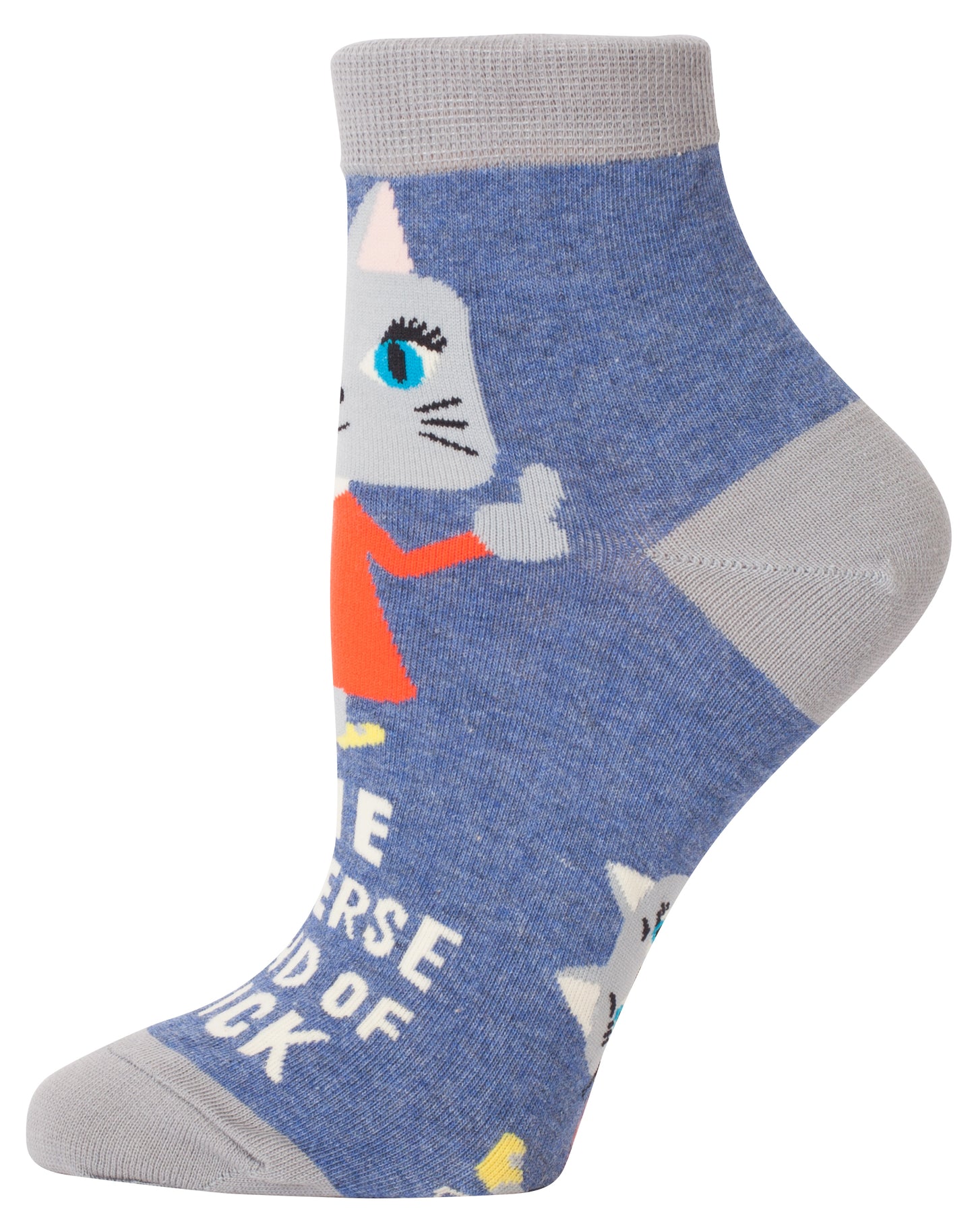 Blue Q - Ladies Ankle Socks - Universe Is Kind Of A Dick