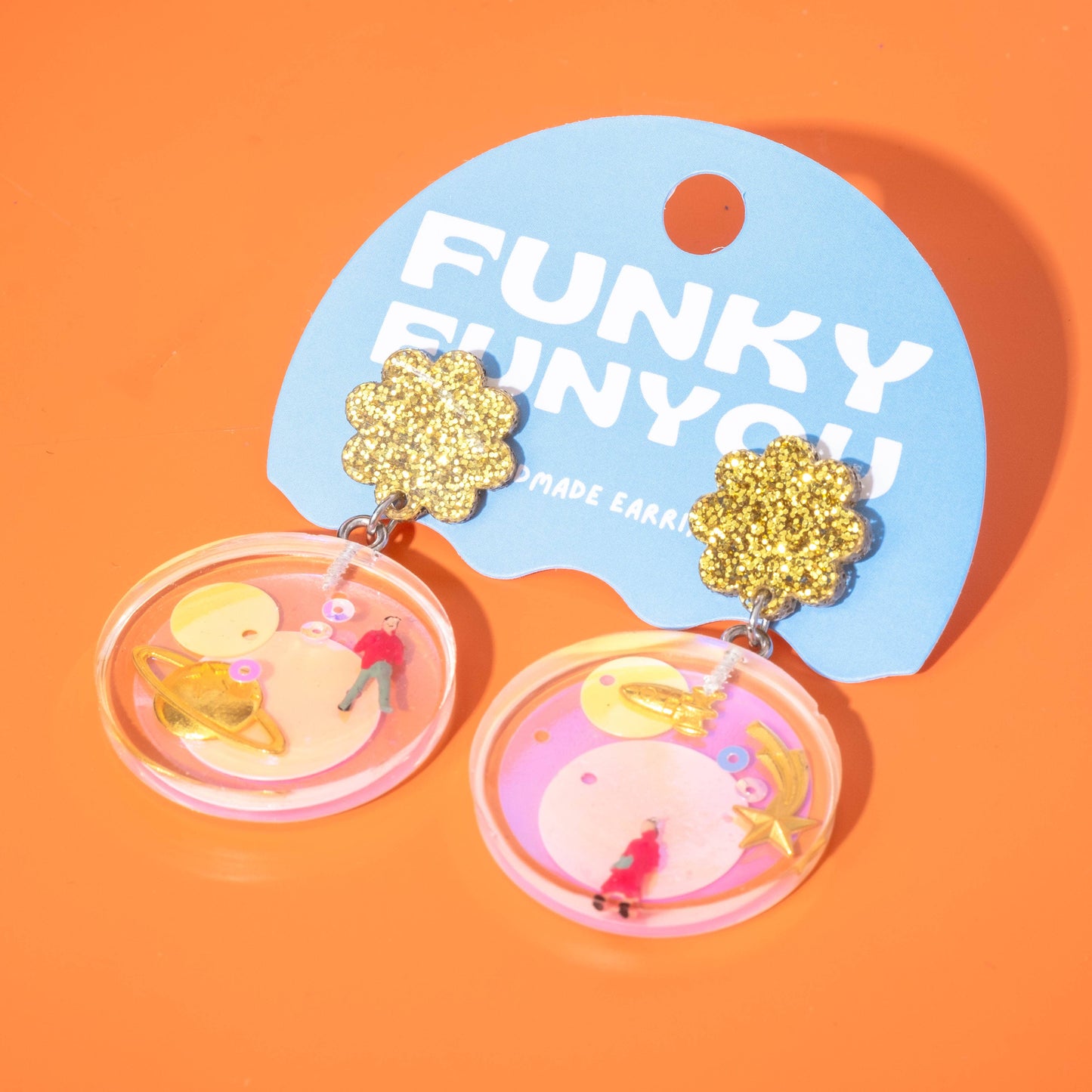 Funky Fun You - Spacey Earrings