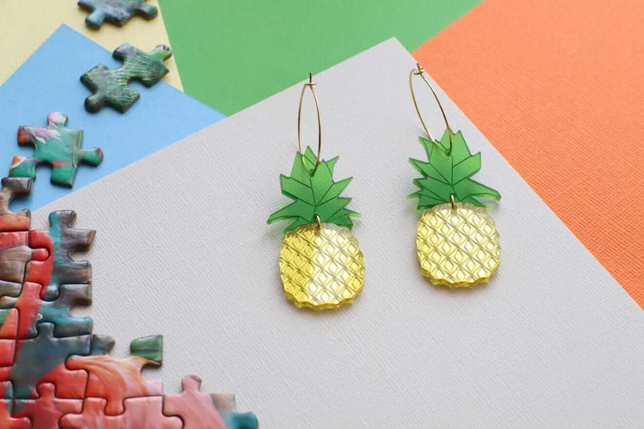 Little Geraldine - Earrings - Pineapple