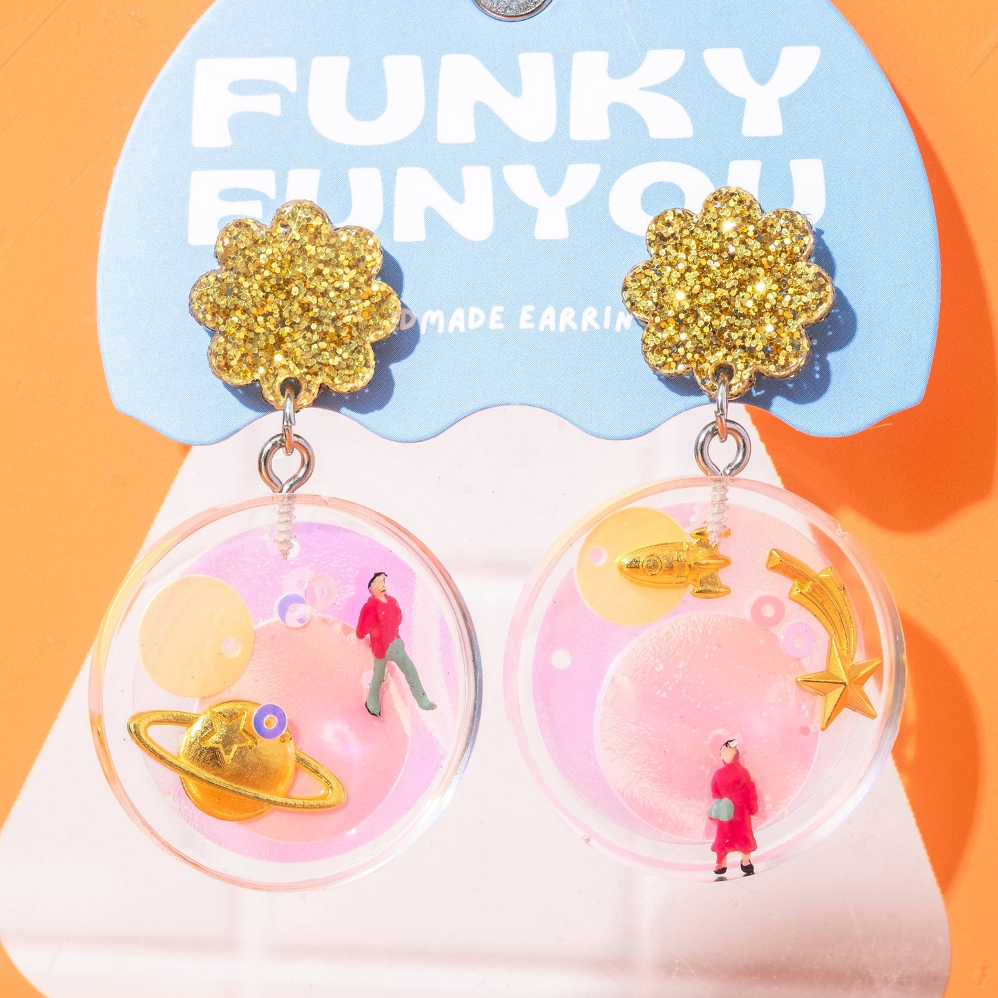 Funky Fun You - Spacey Earrings