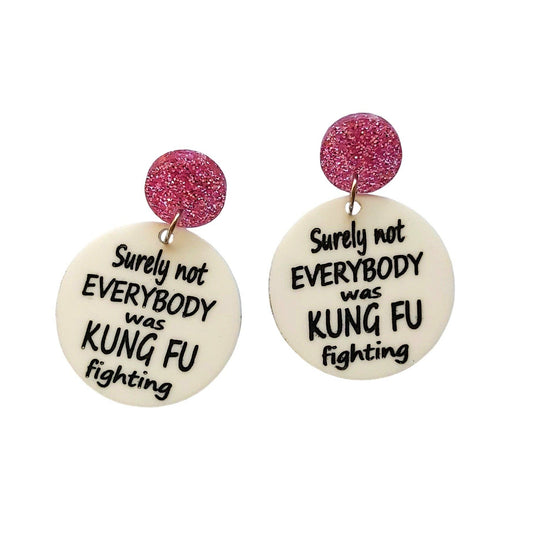Eclectic Hippo - Earrings - Kung Fu Fighting