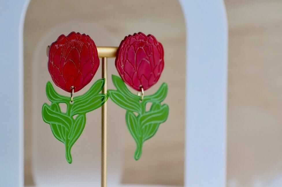 Little Geraldine - Earrings - Protea Studs