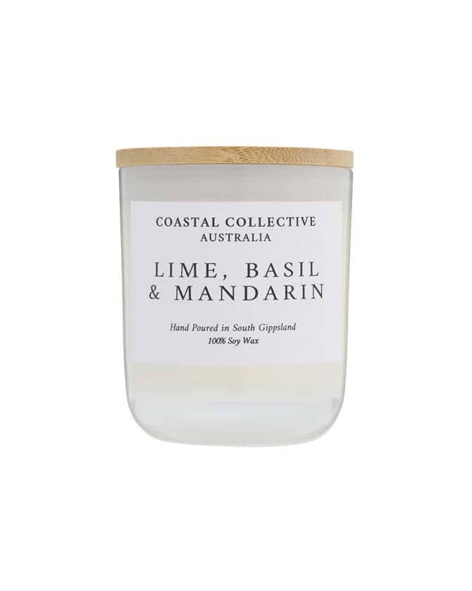 PRE-ORDER AVAILABLE - Coastal Collective Australia - Candle - Lime, Basil & Mandarin