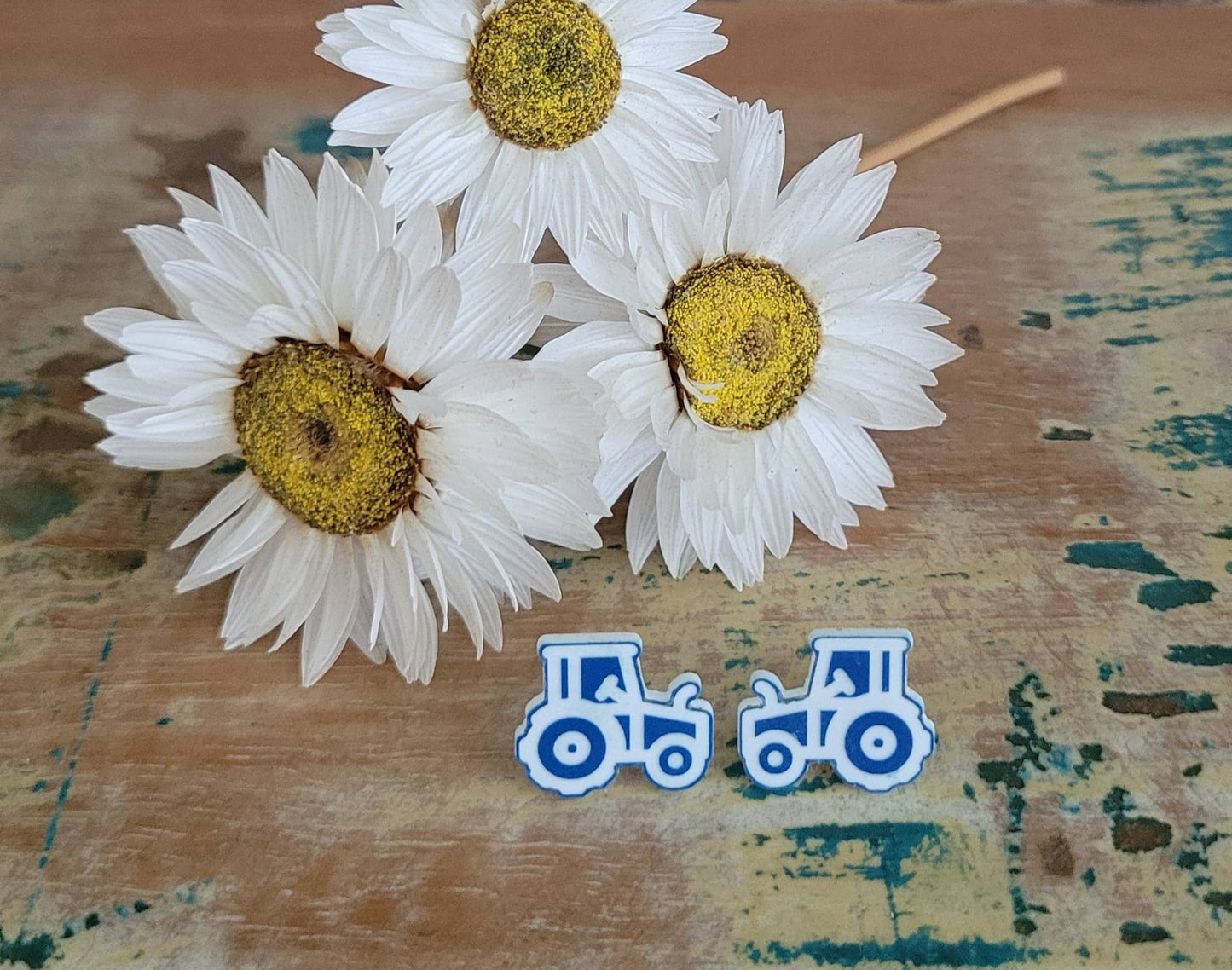Samantha's Studio - Earrings - Tractor Studs