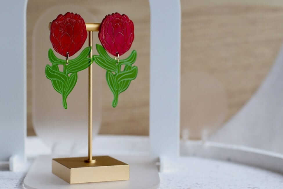 Little Geraldine - Earrings - Protea Studs