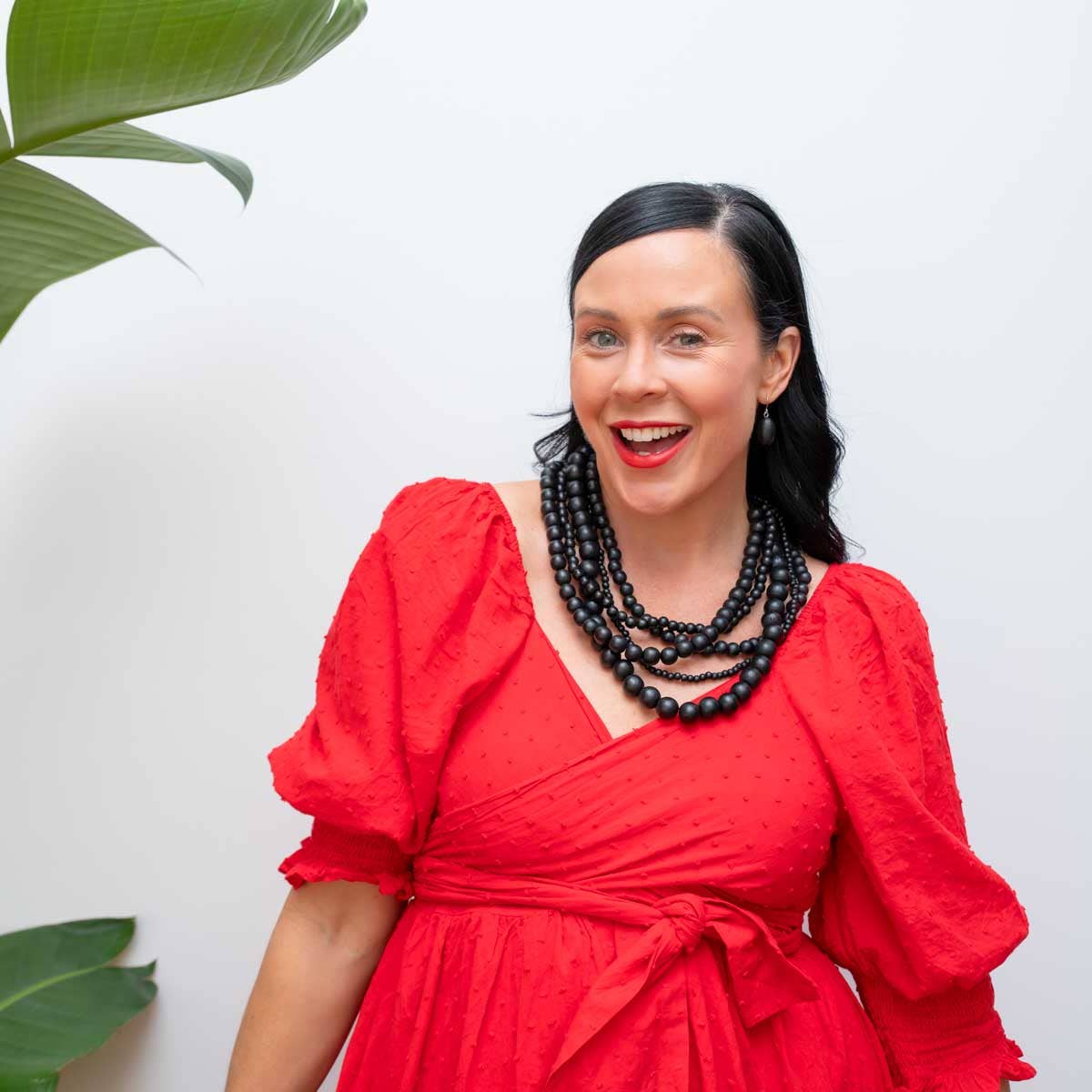 Ruby Olive - Colour Me Happy Stacked Wooden Necklace