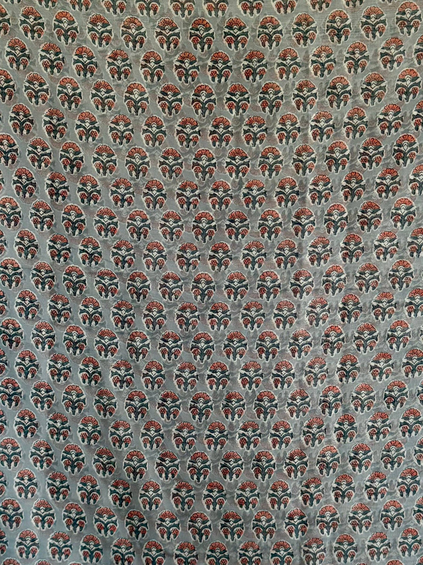 Greenwood Designs - Olivia Floral in Grey - Lightweight Scarf