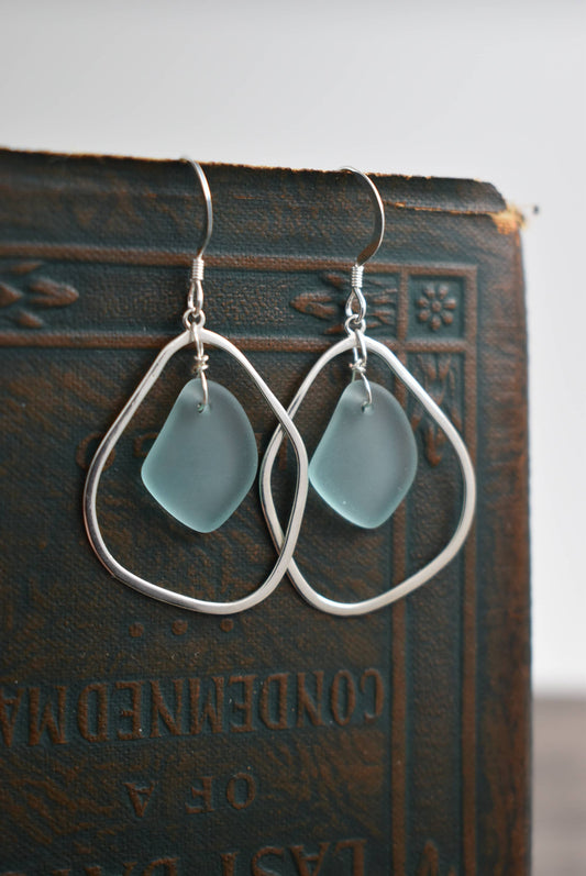 Whitelotus Design - Earrings - Organic Eco Glass