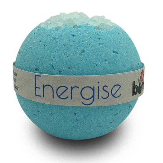 Bomd - Energise Bath Bomb - Epsom Salt Fizzy Blue Muscle & Mind Soak
