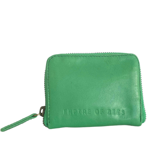 Empire of Bees - Claire Leather Card Wallet - Jade