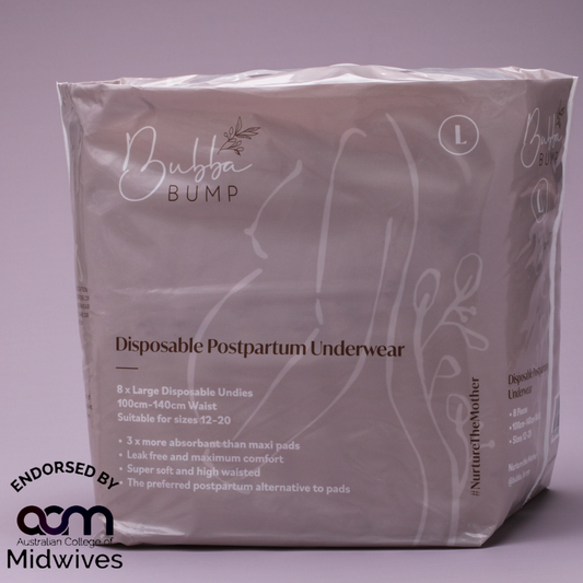 Bubba Bump - Disposable Postpartum Underwear - Size Medium
