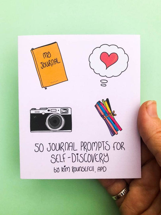 thankubody Press - 50 Journal Prompts for Self Discovery: Foldout Guide