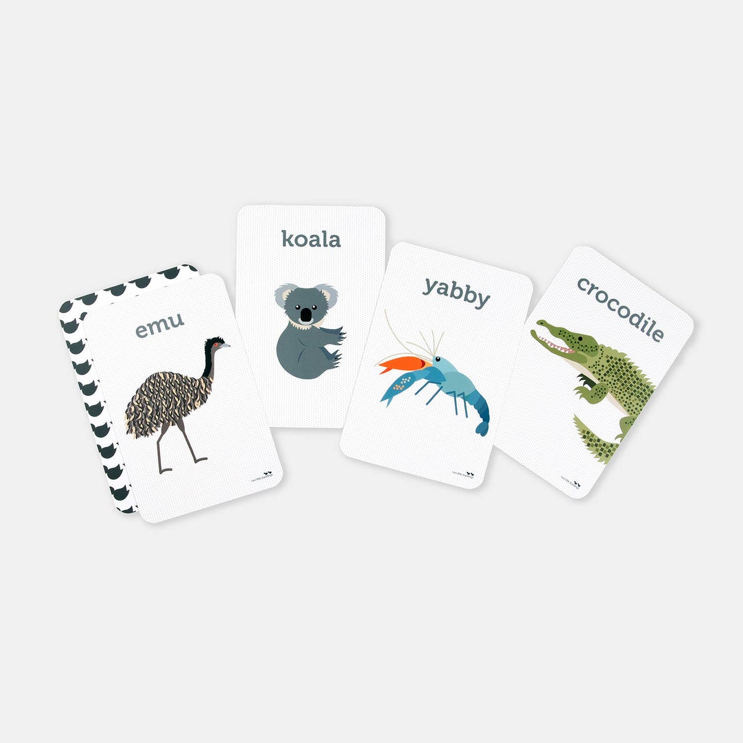 Two Little Ducklings - Flash Cards - Aussie Animals