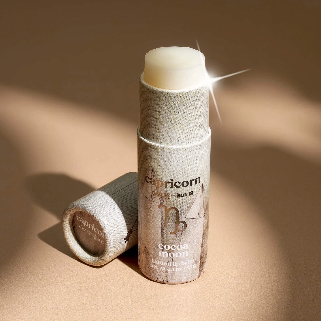 PRE-ORDER AVAILABLE - Poppy & Pout - Zodiac Lip Balm - Capricorn | Cocoa Moon