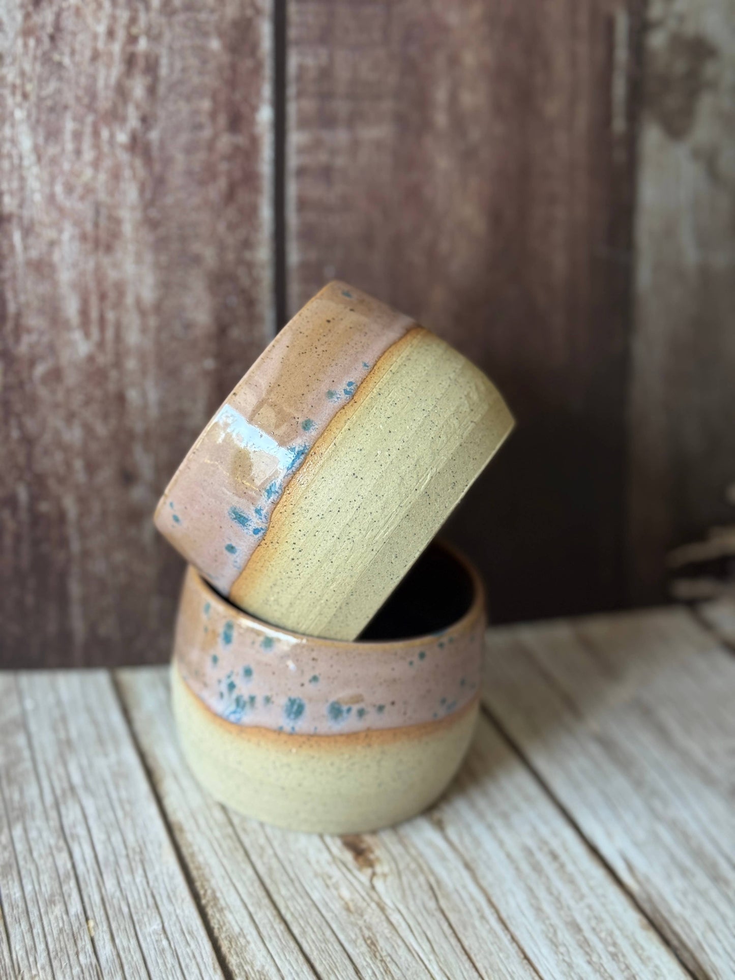 Wolf snd Clay - Mini Hug Mug - Purple with Speckles