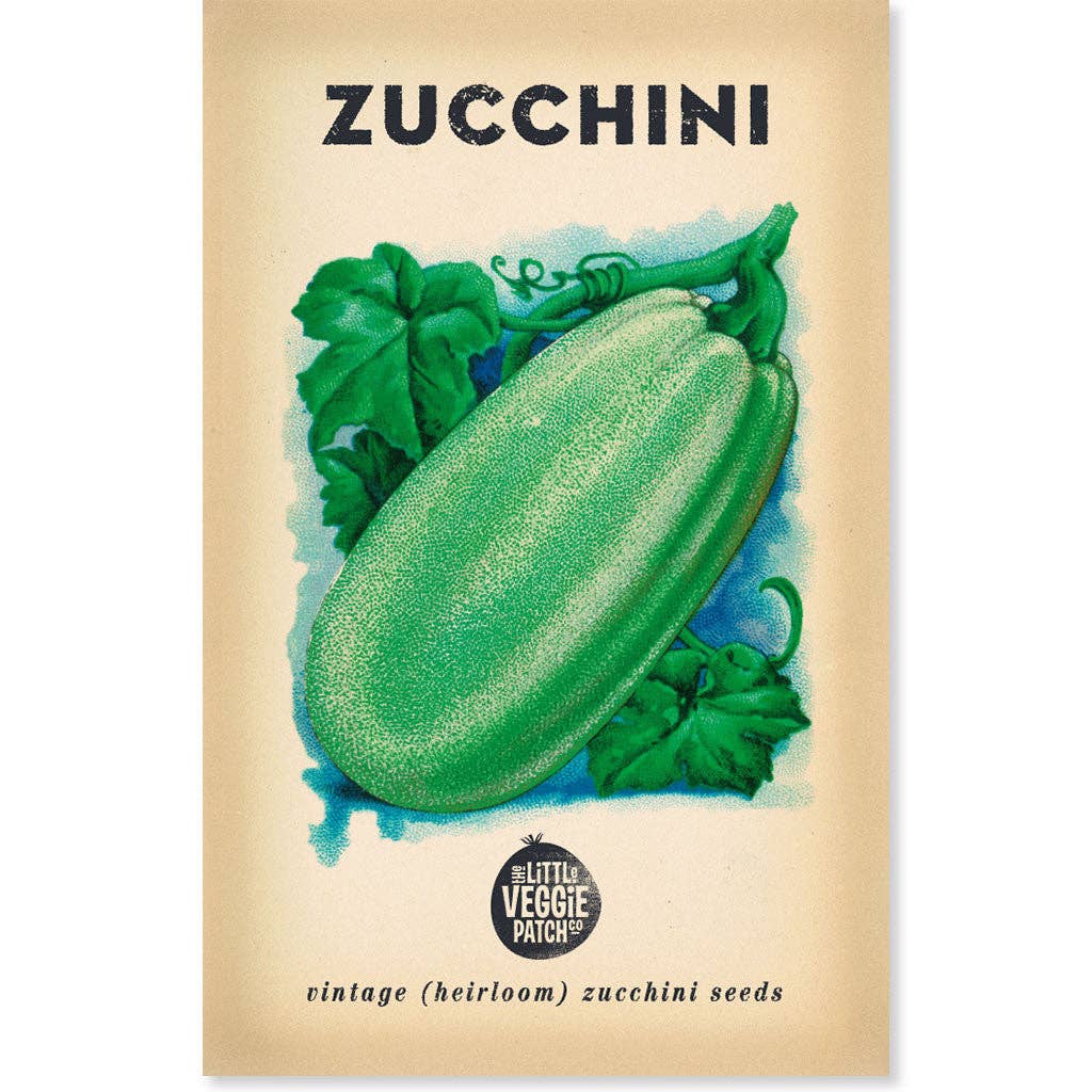 Little Veggie Patch Co - Heirloom Seeds - Zucchini 'Black Beauty'