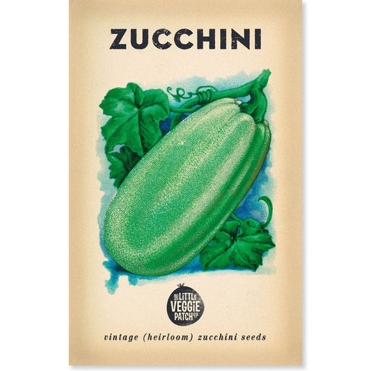 Little Veggie Patch Co - Heirloom Seeds - Zucchini 'Black Beauty'