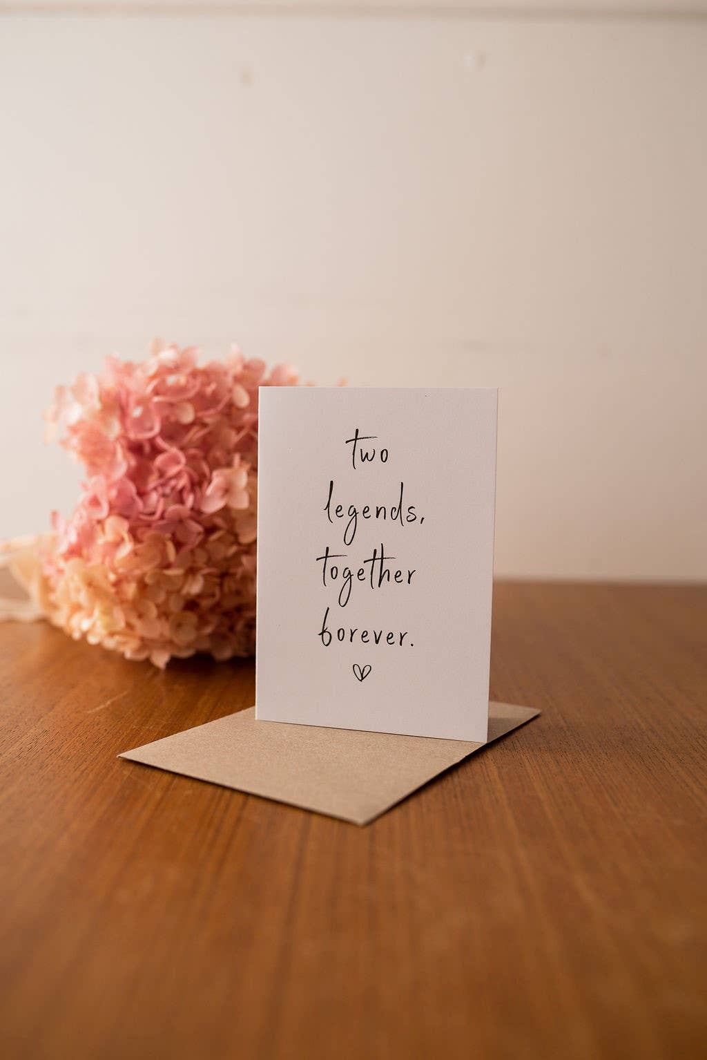 To & From Cards - Greeting Card - Two Legends, Together Forever