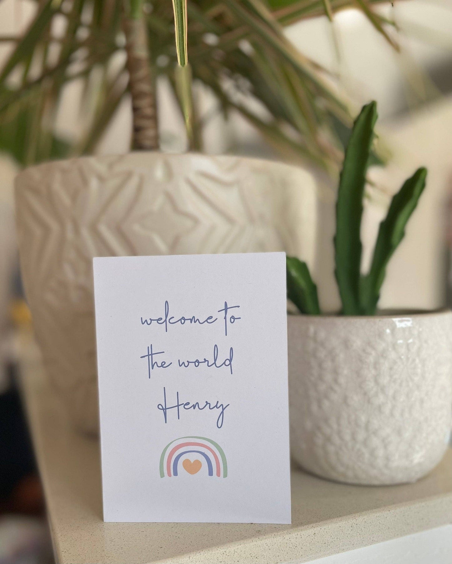 To & From Cards - Greeting Card - Welcome to The World Little One