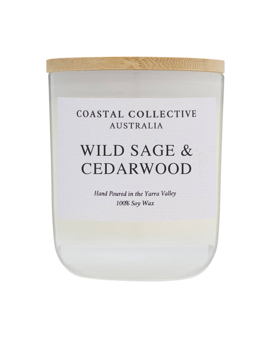 PRE-ORDER AVAILABLE - Coastal Collective Australia - Candle - Wild Sage & Cedarwood